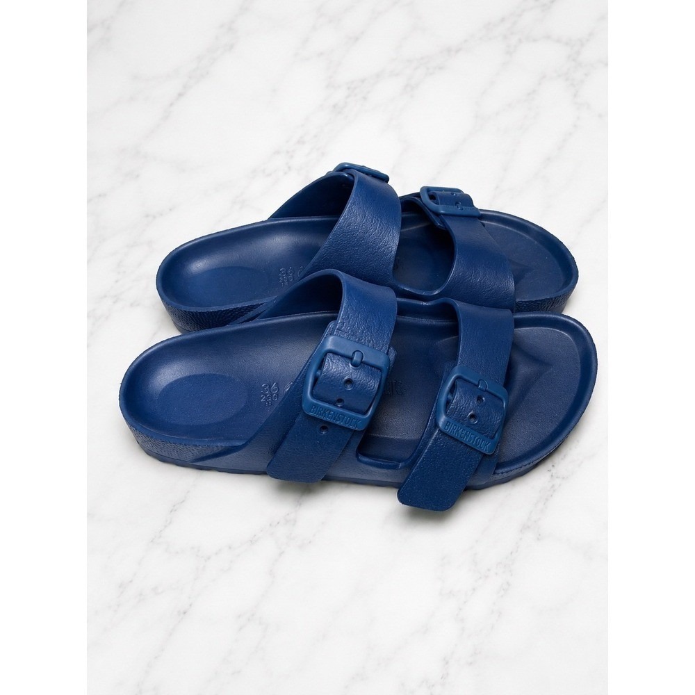 Birkenstock Arizona EVA Sandals Women 36 Navy Blue Excellent Waterproof Slides